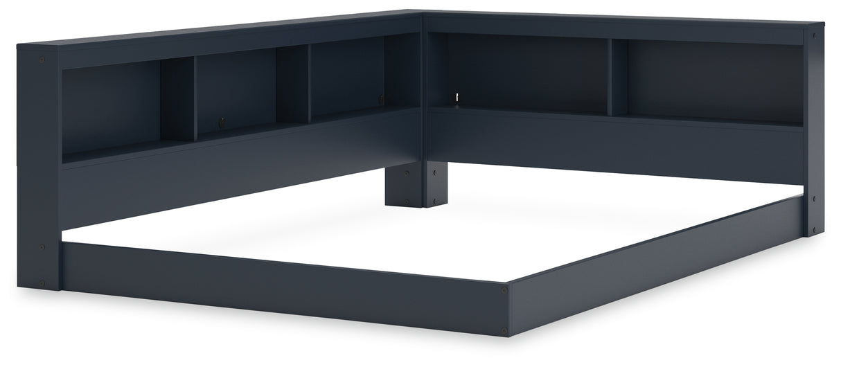 Simmenfort Twin Bookcase Storage Bed (Bed Size: Full)