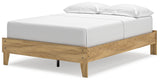 Bermacy 2-Piece Full Platform Bed with Dresser (Full Platform Bed, Dresser)