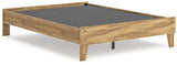 Bermacy 4-Piece Full Platform Bed with Dresser and 2 Nightstands (Full Platform Bed, Dresser, Nightstand, Nightstand)