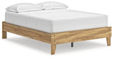 Bermacy 3-Piece Full Platform Bed with 2 Nightstands (Full Platform Bed, Nightstand, Nightstand)