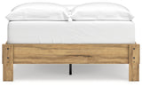 Bermacy 4-Piece Full Platform Bed with Dresser, Chest and Nightstand (Full Platform Bed, Dresser, Chest of Drawers, Nightstand)