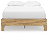 Bermacy 4-Piece Full Platform Bed with Dresser, Chest and Nightstand (Full Platform Bed, Dresser, Chest of Drawers, Nightstand)