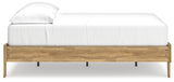 Bermacy 4-Piece Full Platform Bed with Dresser, Chest and Nightstand (Full Platform Bed, Dresser, Chest of Drawers, Nightstand)