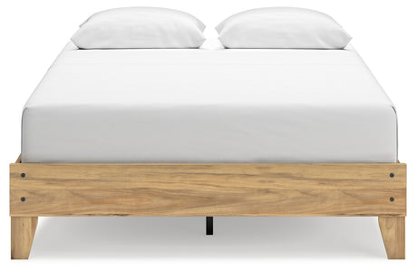Bermacy 3-Piece Queen Platform Bed with Dresser and Nightstand (Queen Platform Bed, Dresser, Nightstand)