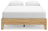 Bermacy 3-Piece Queen Platform Bed with Dresser and Chest (Queen Platform Bed, Dresser, Chest of Drawers)