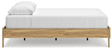 Bermacy 3-Piece Queen Platform Bed with Dresser and Chest (Queen Platform Bed, Dresser, Chest of Drawers)