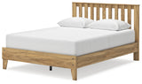 Bermacy 5-Piece Queen Platform Panel Bed with Dresser and 2 Nightstands (Queen Platform Bed, Queen Panel Headboard, Dresser, Nightstand, Nightstand)