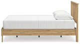 Bermacy 5-Piece Queen Platform Panel Bed with Dresser, Chest and Nightstand (Queen Platform Bed, Queen Panel Headboard, Dresser, Chest of Drawers, Nightstand)