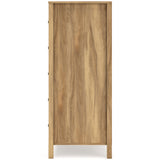 Bermacy 3-Piece Full Platform Bed with Dresser and Chest (Full Platform Bed, Dresser, Chest of Drawers)