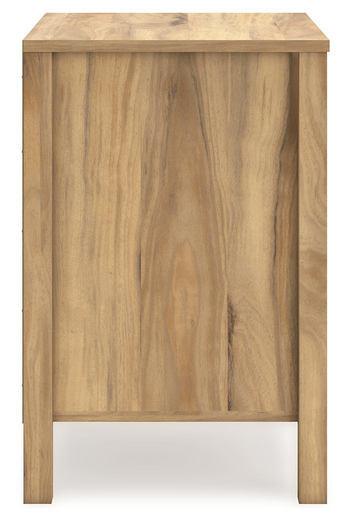 Bermacy 3-Piece Queen Platform Bed with 2 Nightstands (Queen Platform Bed, Nightstand, Nightstand)