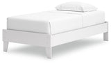 Hallityn 2-Piece Twin Platform Bed with Dresser (Twin Platform Bed, Dresser)
