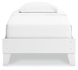 Hallityn 4-Piece Twin Platform Bed with Dresser and 2 Nightstands (Twin Platform Bed, Dresser, Nightstand, Nightstand)