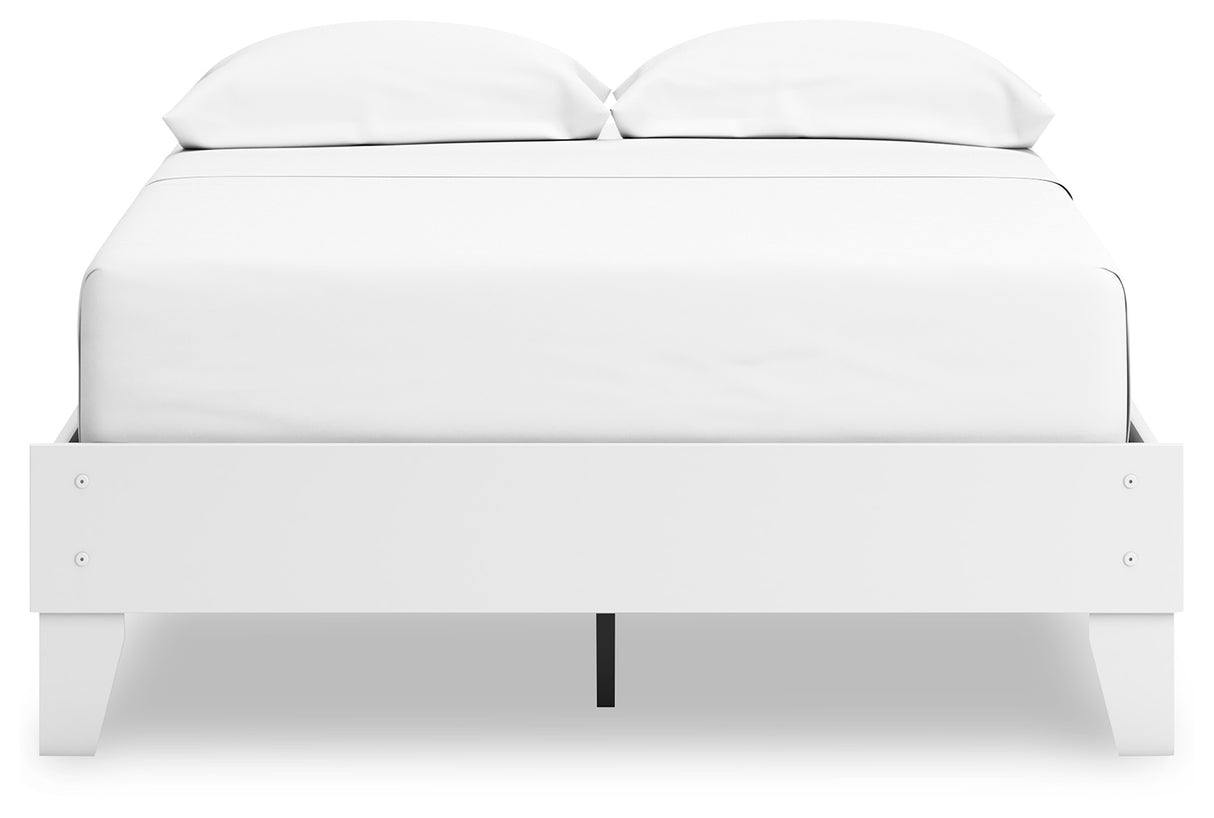 Hallityn 3-Piece Full Platform Bed with Dresser and Chest (Full Platform Bed, Dresser, Chest of Drawers)