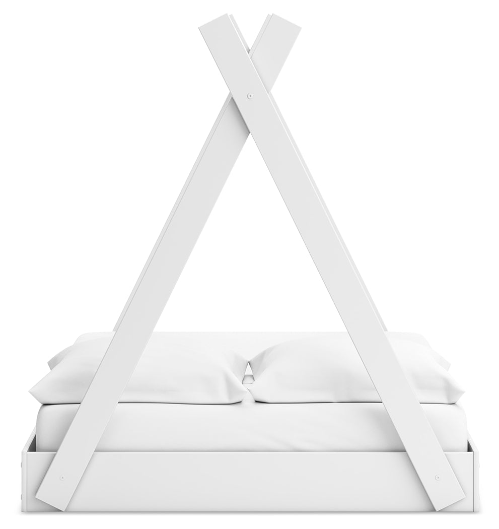 Hallityn 3-Piece Full Tent Bed with Dresser and Nightstand (Full Tent Bed, Dresser, Nightstand)