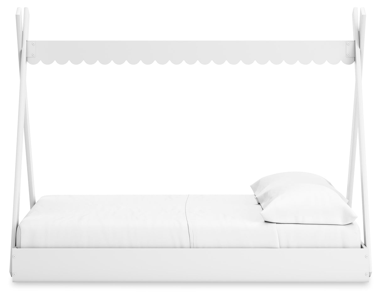 Hallityn 3-Piece Full Tent Bed with Dresser and Nightstand (Full Tent Bed, Dresser, Nightstand)