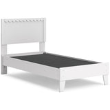 Hallityn 3-Piece Twin Panel Platform Bed with Dresser (Twin Platform Bed, Twin Panel Headboard, Dresser)