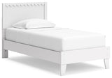 Hallityn 6-Piece Twin Panel Platform Bed with Dresser, Chest and 2 Nightstands (Twin Platform Bed, Twin Panel Headboard, Dresser, Chest of Drawers, Nightstand, Nightstand)