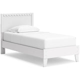Hallityn 3-Piece Twin Panel Platform Bed with Dresser (Twin Platform Bed, Twin Panel Headboard, Dresser)