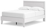 Hallityn 3-Piece Full Panel Platform Bed with Dresser (Full Platform Bed, Full Panel Headboard, Dresser)