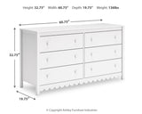 Hallityn 3-Piece Full Panel Headboard with Dresser and Nightstand (Full Panel Headboard, Dresser, Nightstand)