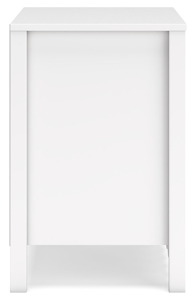 Hallityn 2-Piece Twin Panel Headboard with Nightstand (Twin Panel Headboard, Nightstand)