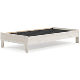 Socalle 2-Piece Twin Platform Bed with Mattress (Twin Platform Bed, 10 Inch Chime Memory Foam Twin Mattress in a Box)