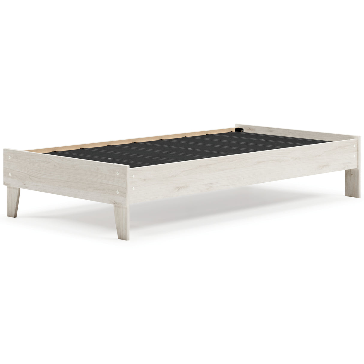 Socalle 2-Piece Twin Platform Bed with Mattress (Twin Platform Bed, Chime 12 Inch Hybrid Twin Mattress in a Box)