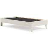 Socalle 2-Piece Twin Platform Bed with Mattress (Twin Platform Bed, 10 Inch Chime Memory Foam Twin Mattress in a Box)