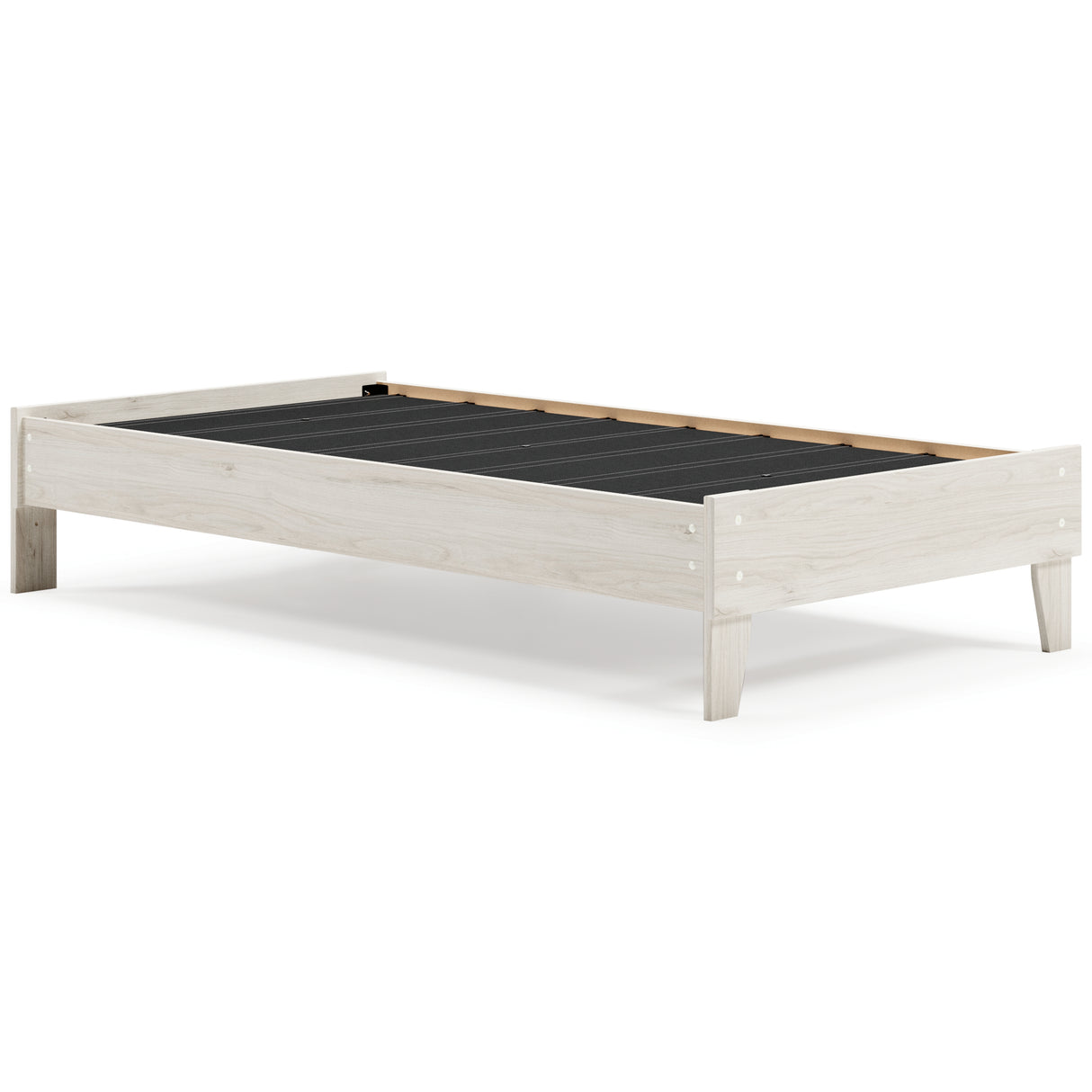 Socalle 2-Piece Twin Platform Bed with Mattress (Twin Platform Bed, 8 Inch Chime Innerspring Twin Mattress in a Box)