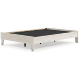 Socalle 2-Piece Full Platform Bed with Mattress (Full Platform Bed, Chime 8 Inch Memory Foam Full Mattress in a Box)