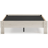 Socalle 2-Piece Full Platform Bed with Mattress (Full Platform Bed, Chime 12 Inch Hybrid Full Mattress in a Box)