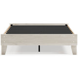 Socalle 2-Piece Full Platform Bed with Mattress (Full Platform Bed, Chime 12 Inch Hybrid Full Mattress in a Box)