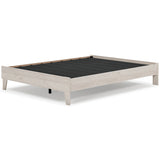 Socalle 2-Piece Queen Platform Bed with Mattress (Queen Platform Bed, Chime 8 Inch Memory Foam Queen Mattress in a Box)