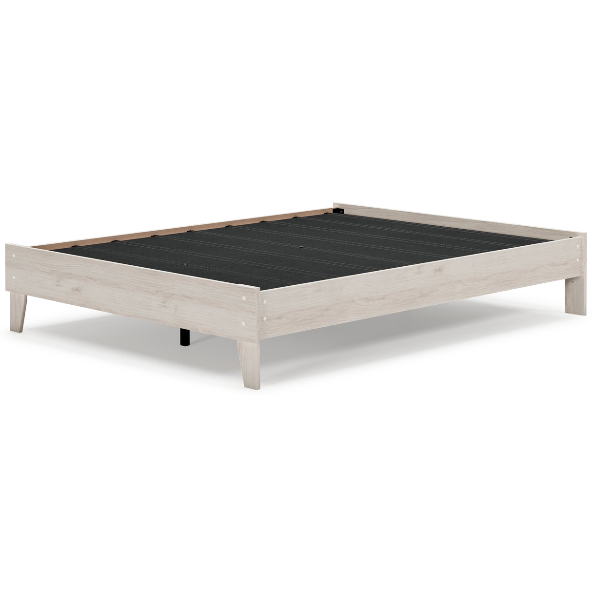 Socalle 2-Piece Queen Platform Bed with Mattress (Queen Platform Bed, 10 Inch Chime Memory Foam Queen Mattress in a Box)