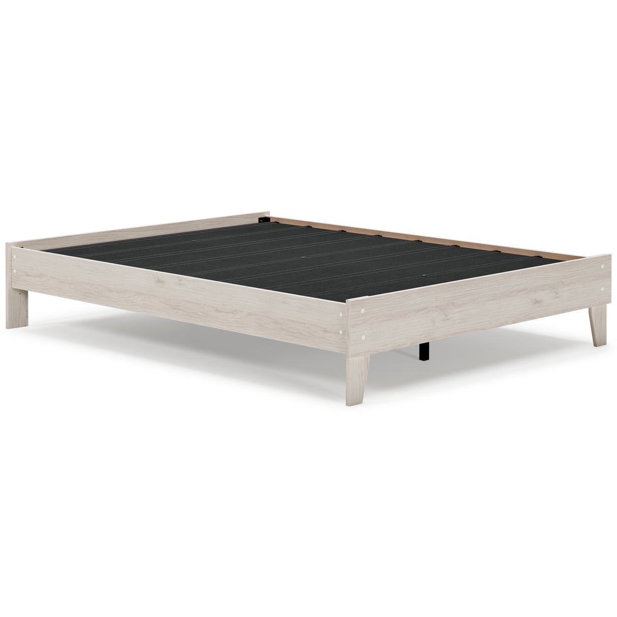 Socalle 2-Piece Queen Platform Bed with Mattress (Queen Platform Bed, 10 Inch Chime Memory Foam Queen Mattress in a Box)