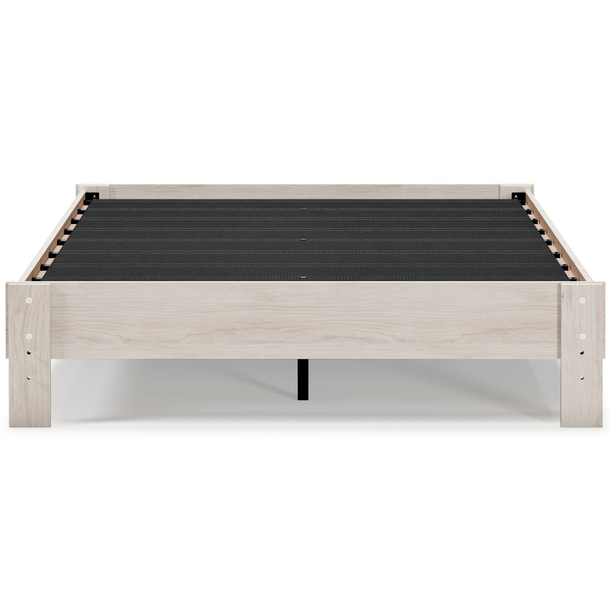 Socalle 2-Piece Queen Platform Bed with Mattress (Queen Platform Bed, 8 Inch Chime Innerspring Queen Mattress in a Box)