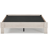 Socalle 2-Piece Queen Platform Bed with Mattress (Queen Platform Bed, 10 Inch Chime Memory Foam Queen Mattress in a Box)