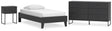 Socalle 3-Piece Twin Platform Bed with Dresser and Nightstand (Twin Platform Bed, Dresser, Nightstand)