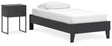 Socalle 2-Piece Twin Platform Bed with Nightstand (Twin Platform Bed, Nightstand)