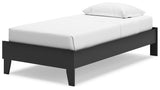 Socalle 4-Piece Twin Platform Bed with Dresser, Chest and Nightstand (Twin Platform Bed, Dresser, Chest of Drawers, Nightstand)