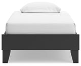 Socalle 3-Piece Twin Platform Bed with Dresser and Chest (Twin Platform Bed, Dresser, Chest of Drawers)