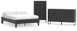 Socalle 3-Piece Full Platform Bed with Dresser and Chest (Full Platform Bed, Dresser, Chest of Drawers)