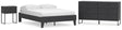 Socalle 3-Piece Full Platform Bed with Dresser and Nightstand (Full Platform Bed, Dresser, Nightstand)