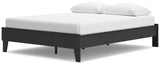 Socalle 2-Piece Queen Platform Bed with Dresser (Queen Platform Bed, Dresser)