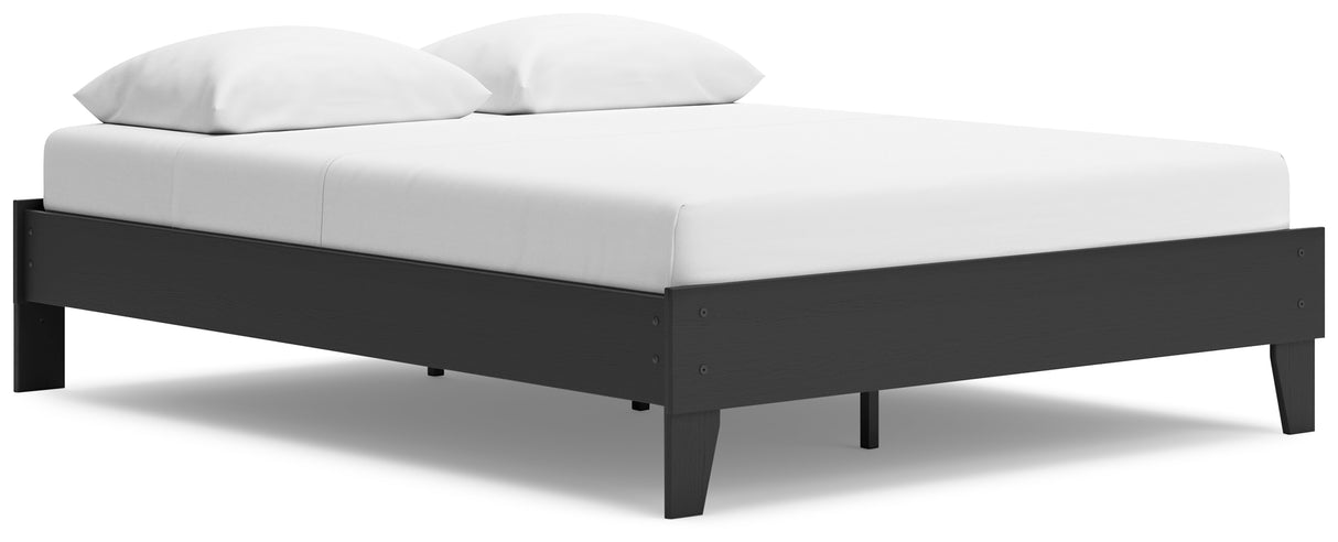 Socalle 3-Piece Queen Platform Bed with Dresser and Chest (Queen Platform Bed, Dresser, Chest of Drawers)