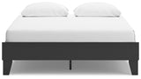 Socalle 3-Piece Queen Platform Bed with 2 Nightstands (Queen Platform Bed, Nightstand, Nightstand)