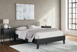 Socalle 4-Piece Queen Platform Bed with Dresser and 2 Nightstands (Queen Platform Bed, Dresser, Nightstand, Nightstand)