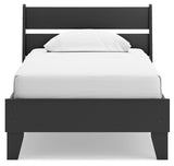 Socalle 4-Piece Twin Panel Platform Bed with Dresser and Nightstand (Twin Platform Bed, Twin Panel Headboard, Dresser, Nightstand)