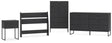 Socalle 4-Piece Twin Panel Headboard with Dresser, Chest and Nightstand (Twin Panel Headboard, Dresser, Chest of Drawers, Nightstand)