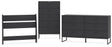 Socalle 3-Piece Twin Panel Headboard with Dresser and Chest (Twin Panel Headboard, Dresser, Chest of Drawers)